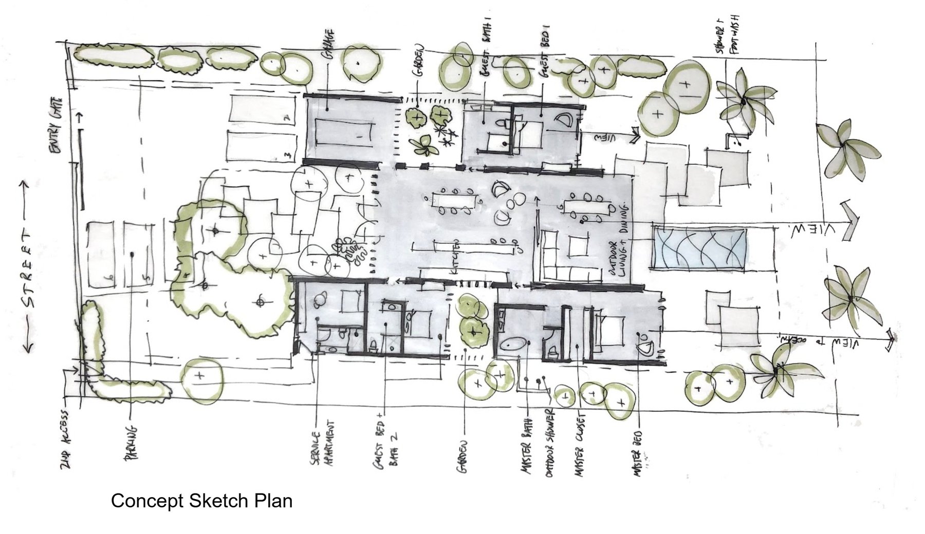 Site axonometric